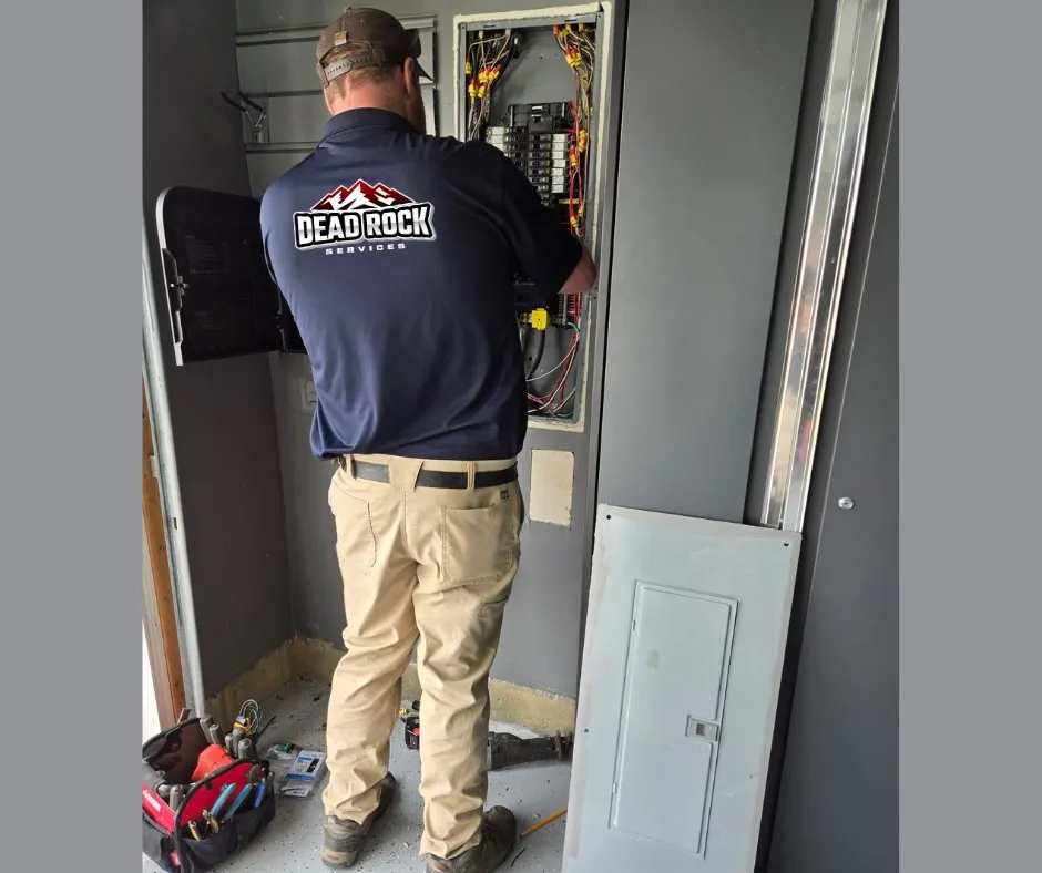 Licensed electrician providing emergency electrical service in Harpers Ferry, WV - Dead Rock Services