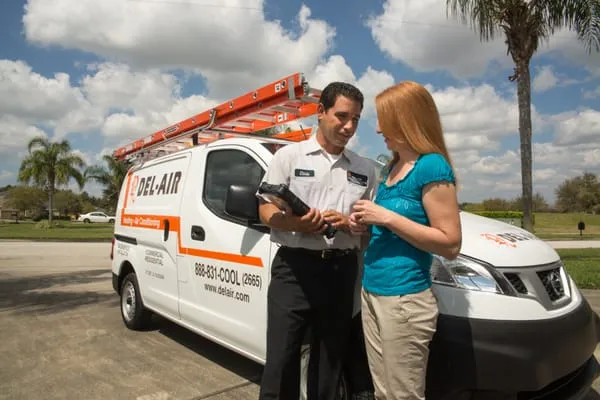 Del-Air Heating, Air Conditioning and Plumbing Logo