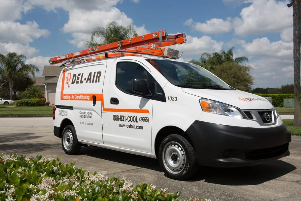 Slide of Del-Air Heating, Air Conditioning, Plumbing and Electrical