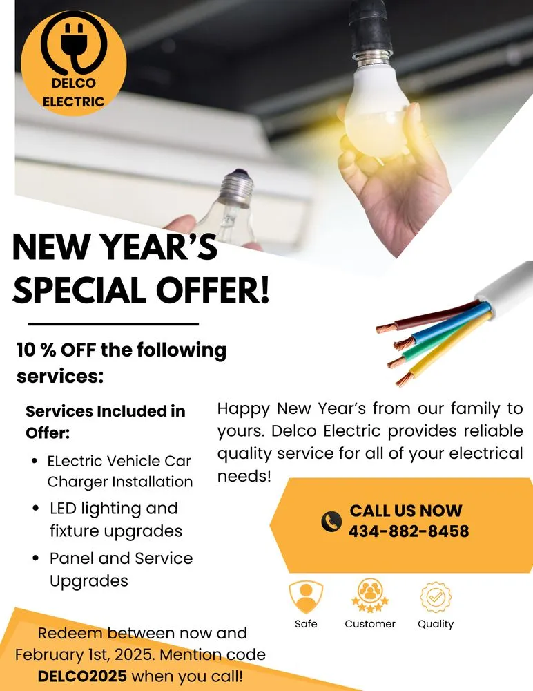 Slide of Delco Electrical Contracting