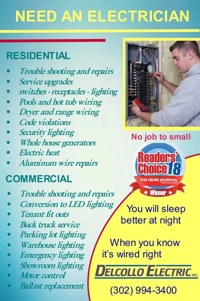 Slide of Delcollo Electric