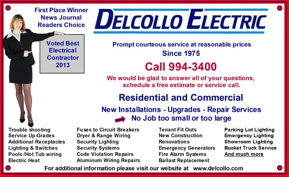 Slide of Delcollo Electric