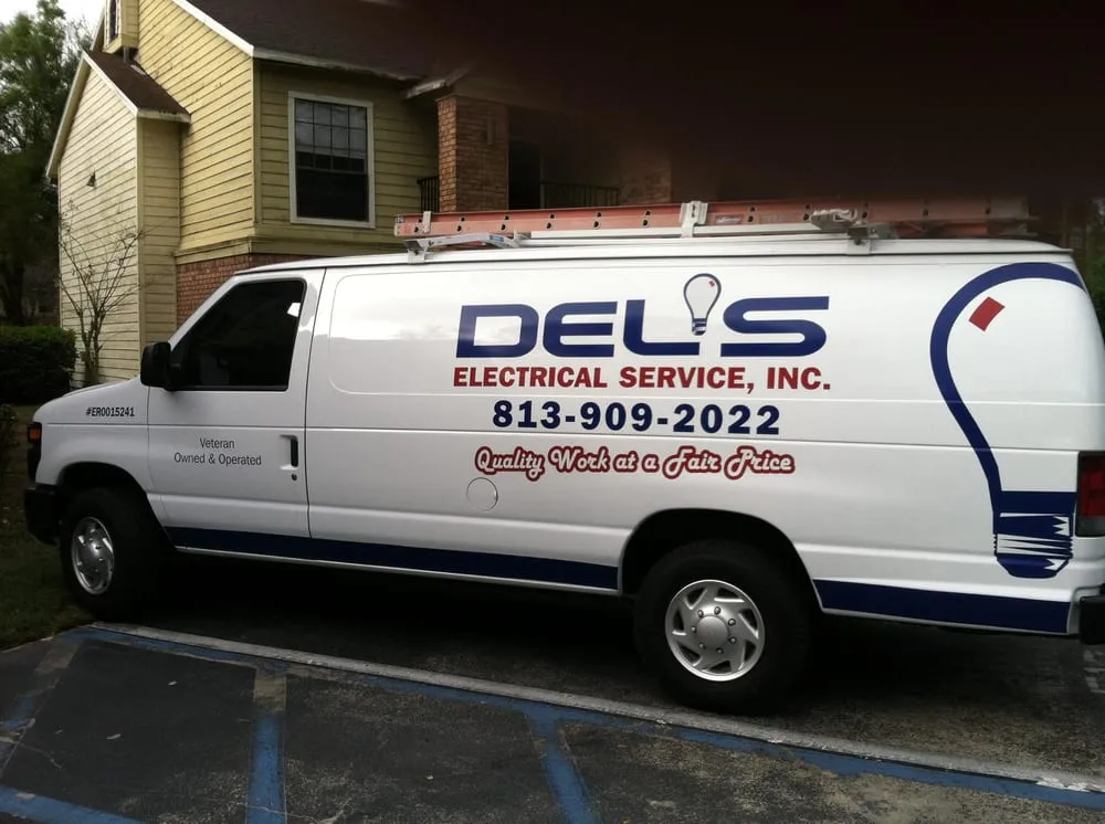 Slide of Del's Electrical Service