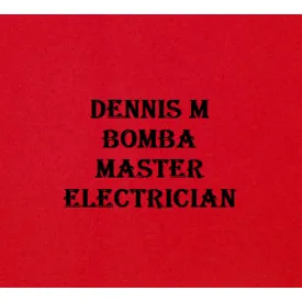 Slide of Dennis M Bomba Master Electrician