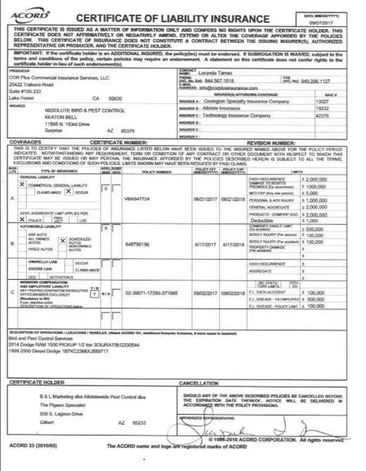 Slide of Dennis M Bomba Master Electrician