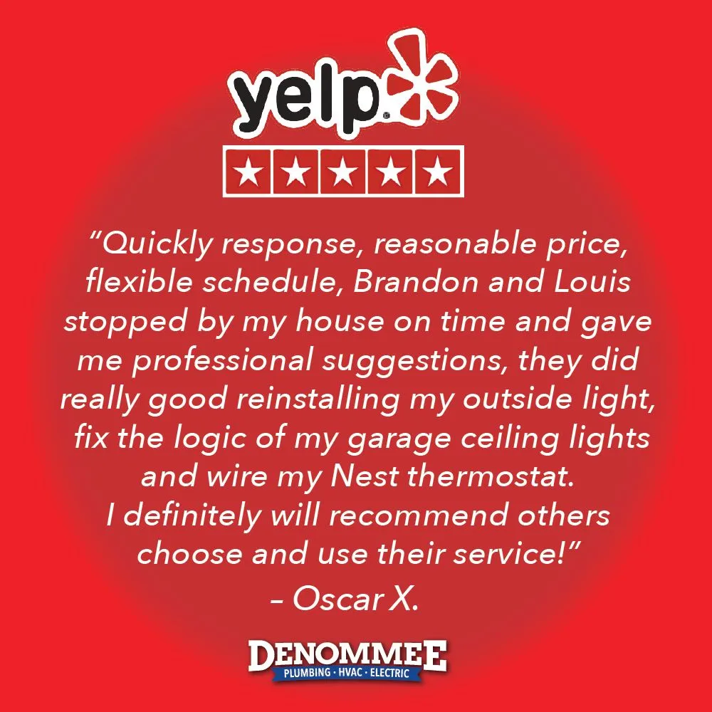 Slide of Denommee Plumbing, HVAC & Electric