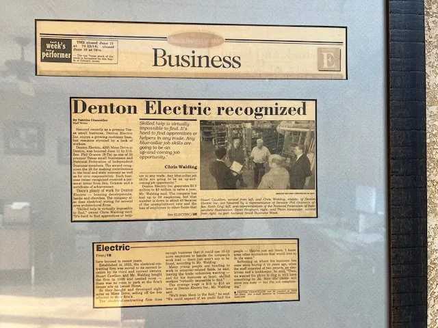 Slide of Denton Electric