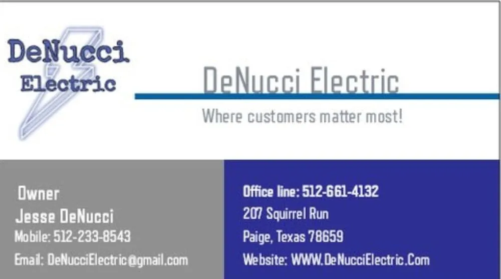Trusted wiring installation service in Paige, TX - DeNucci Electric