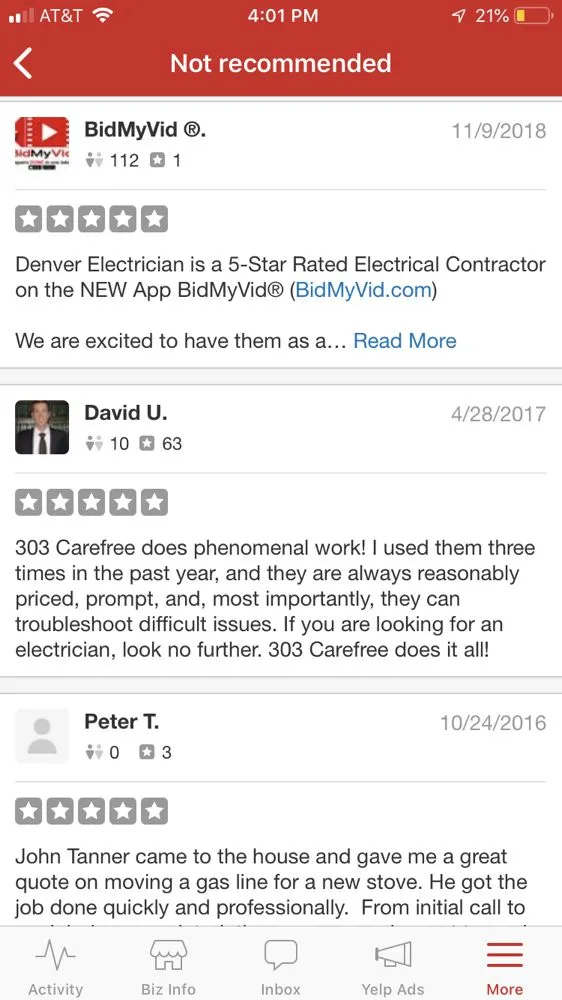 Slide of Denver Electrician