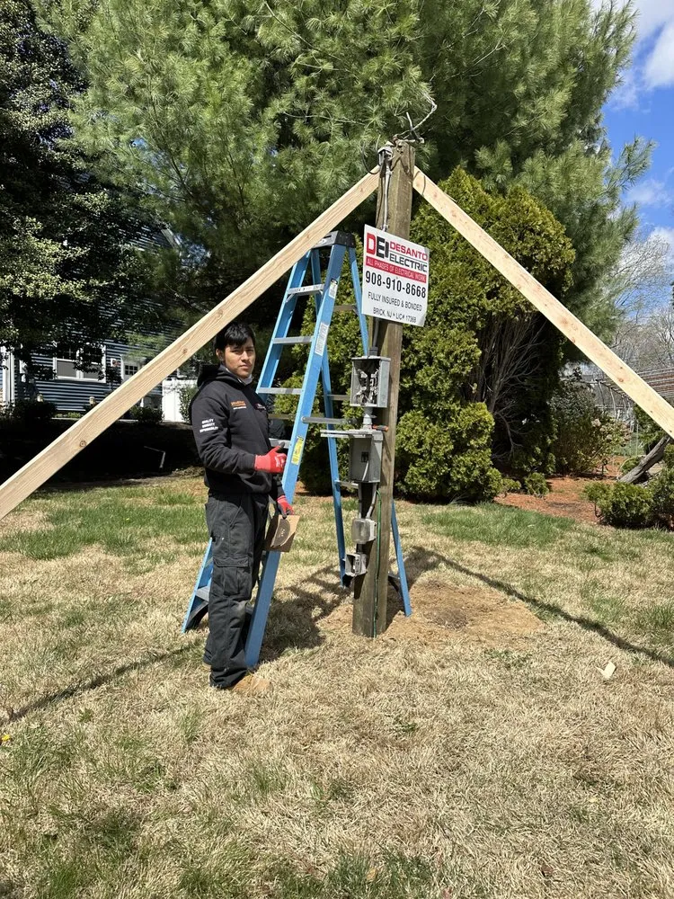 Emergency electrician providing outlet and switch repair in Brick Township, NJ - Desanto Electric