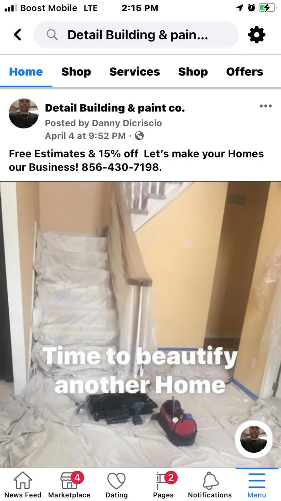 Slide of Detail Building & Paint