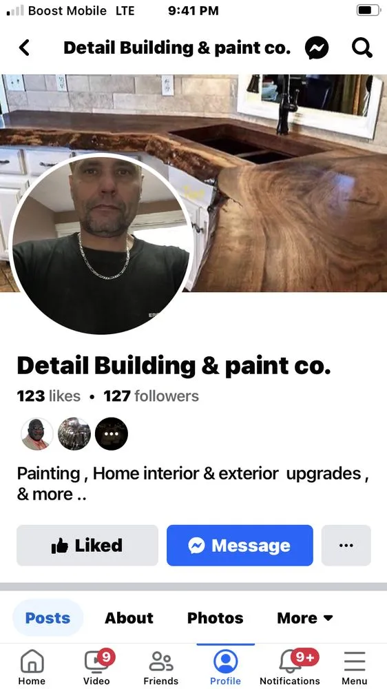 Slide of Detail Building & Paint