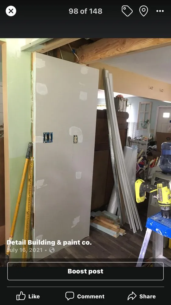 Slide of Detail Building & Paint