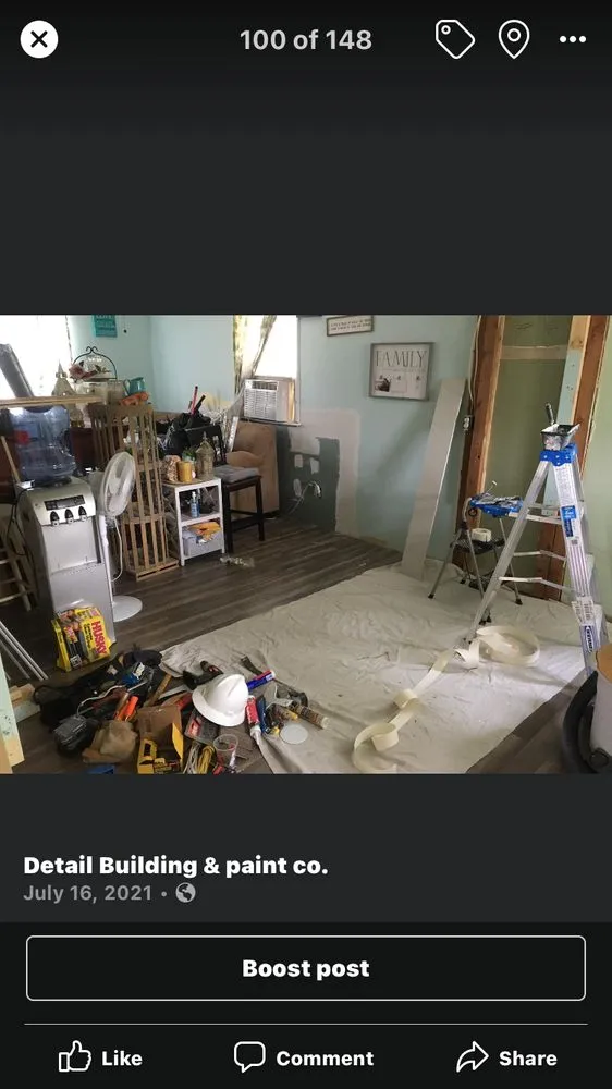 Slide of Detail Building & Paint