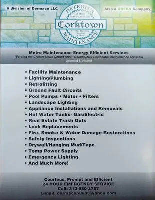 Detroit Corktown Maintenance