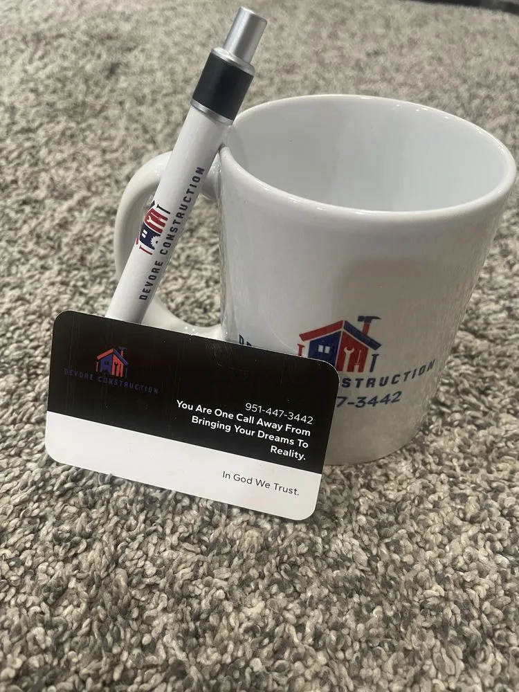 Slide of Devore Construction