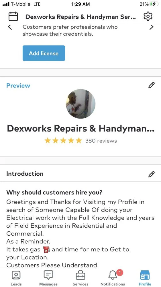 Slide of Dexworks Repairs and Handyman Services