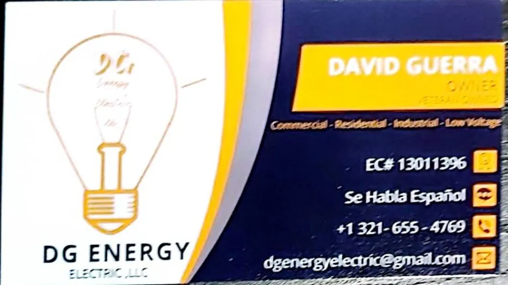Slide of DG Energy Electric