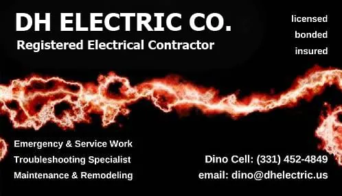 Affordable lighting installation experts serving Villa Park, IL - DH Electric Co.