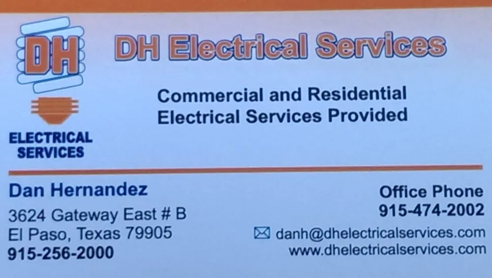 Slide of DH Electrical Services