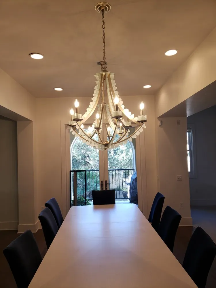 Affordable electrical service for homes in lighting installation,  by 