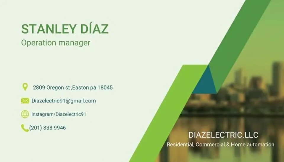 Slide of Diaz Electric