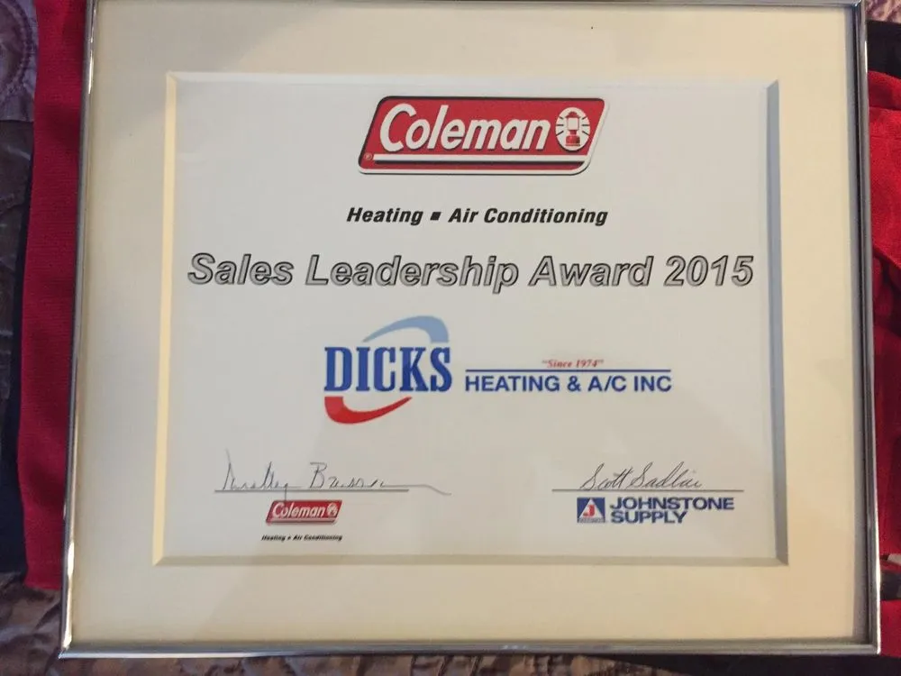 Slide of Dicks Heating & AC