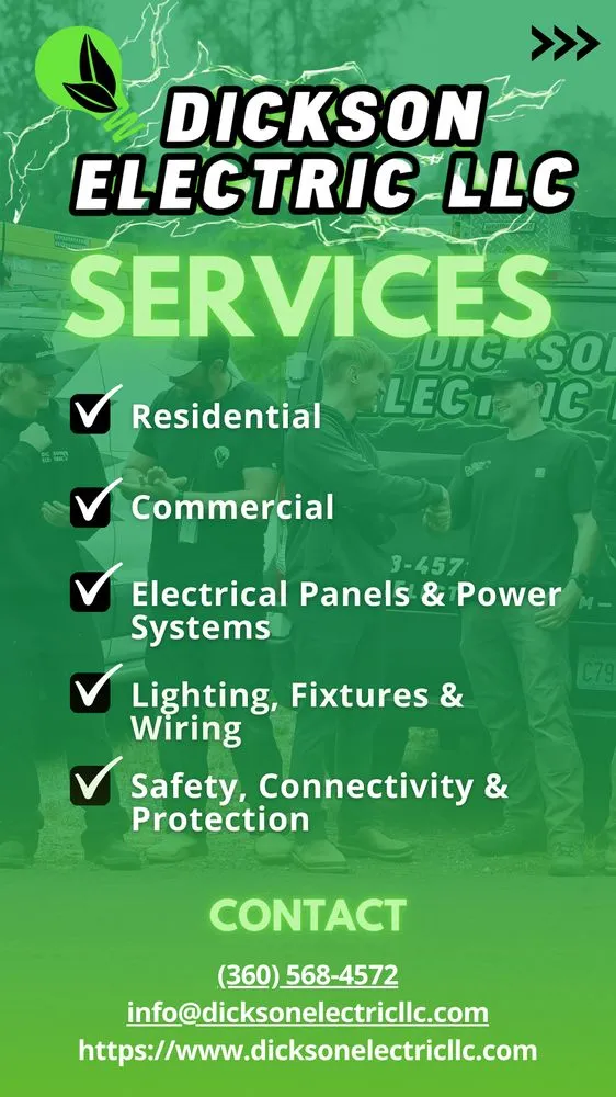 Certified electrician providing electrical repair in Snohomish, WA - Dickson Electric