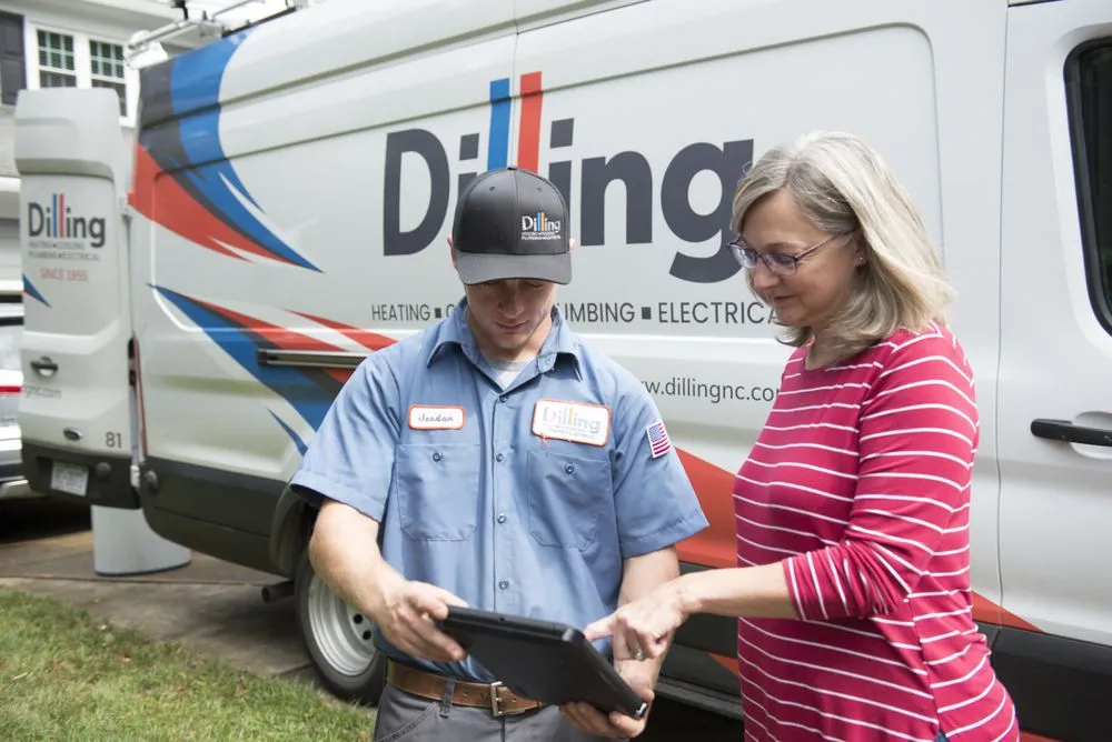 Slide of Dilling Heating, Cooling, Plumbing & Electrical