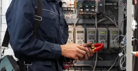 Professional electrical service for homes in panel upgrade, by