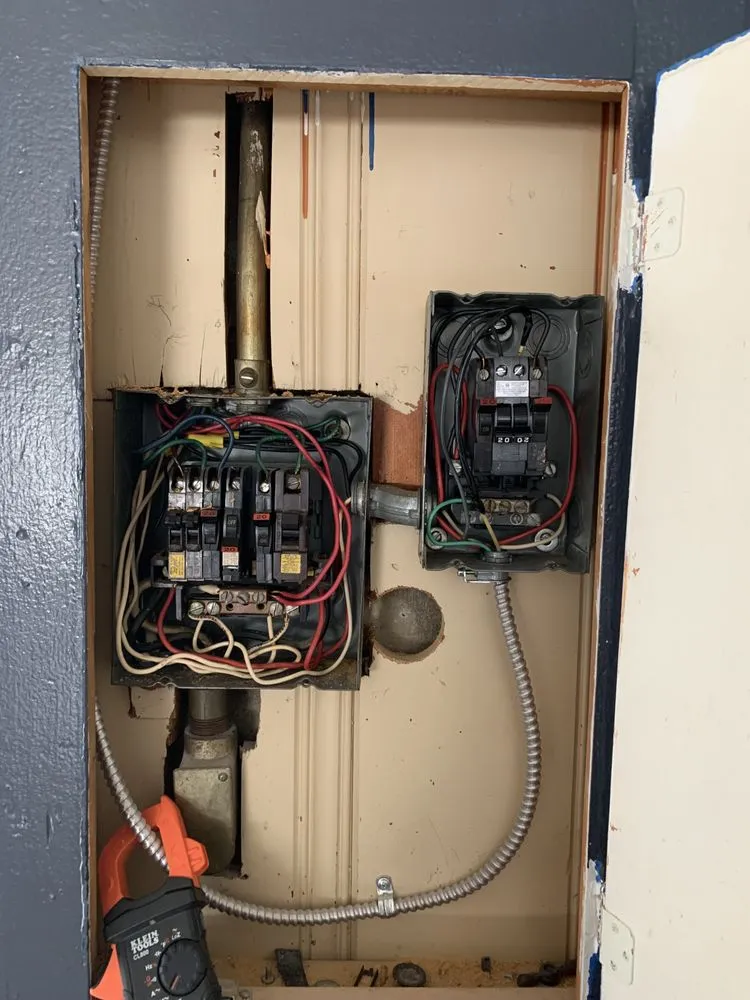 Affordable electrical service for homes in wiring installation,  by 