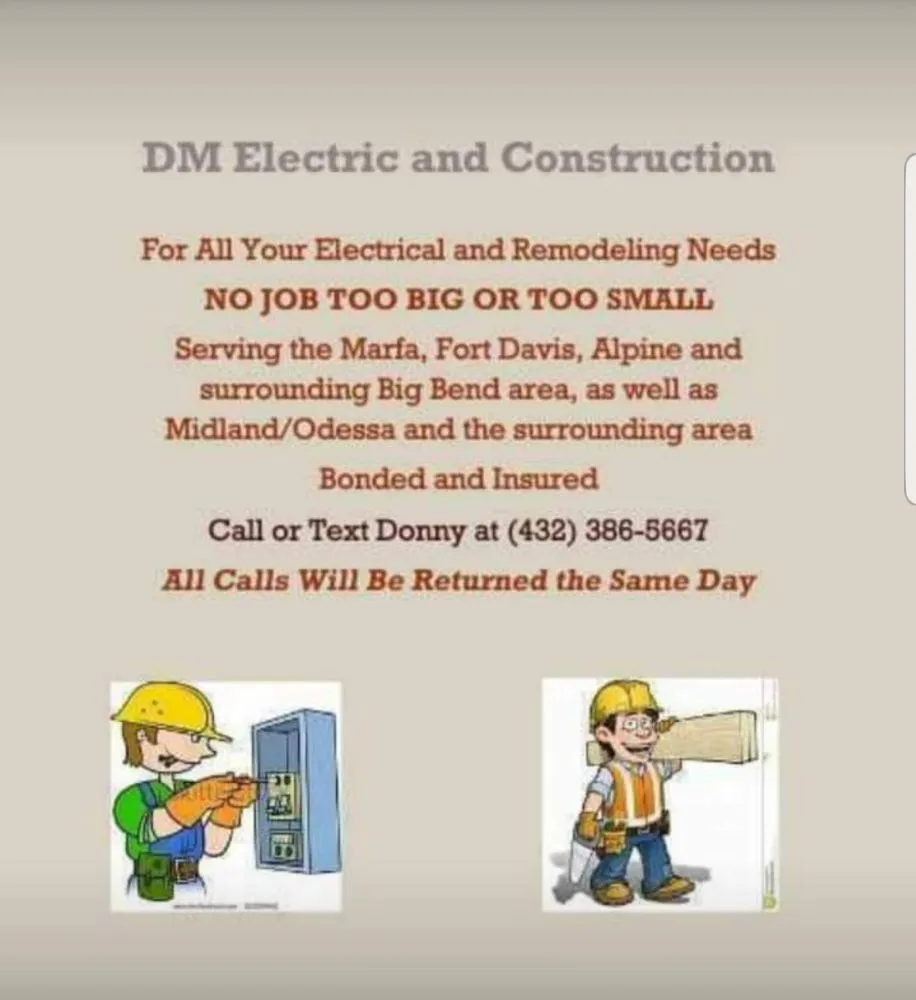 Slide of DM Electric Construction