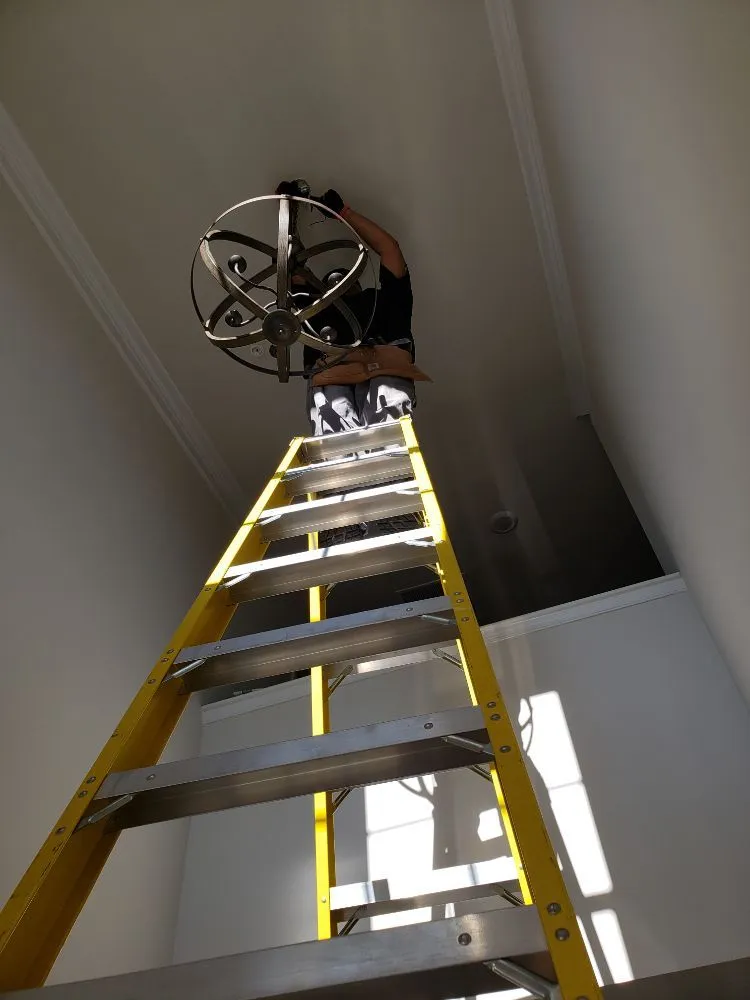 Licensed electrician providing outlet and switch repair in ,