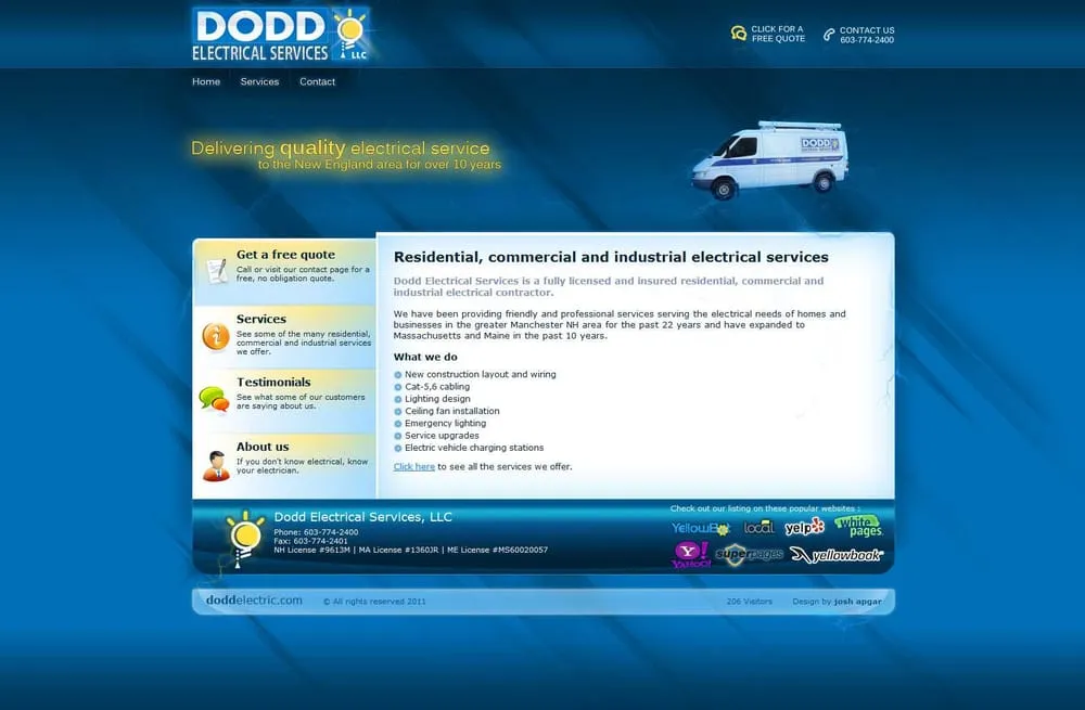 Slide of Dodd Electrical Services