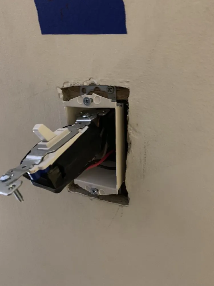 Professional outlet and switch repair in Havertown, PA by Donald Millers Electrical Services