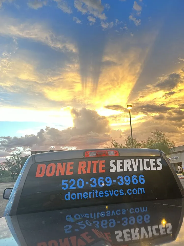 Slide of Done Rite Services