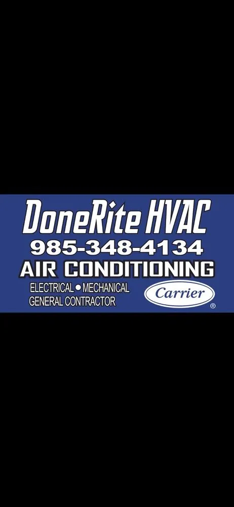 Slide of DoneRite HVAC