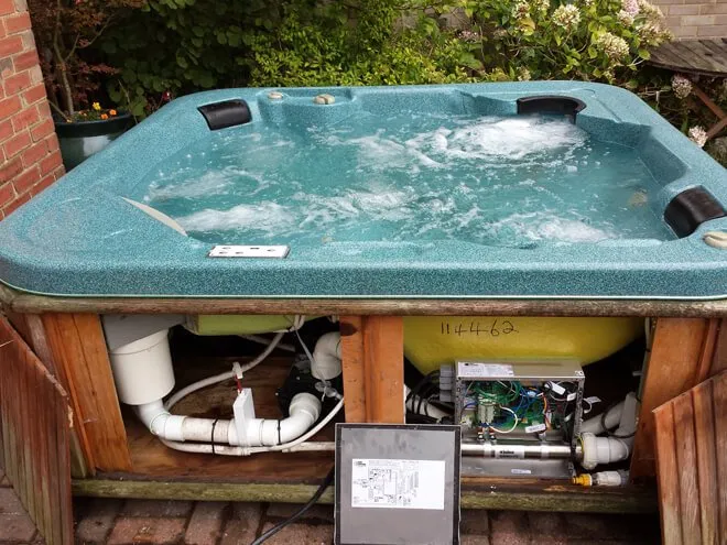 Slide of Drake's Hot Tub Repair