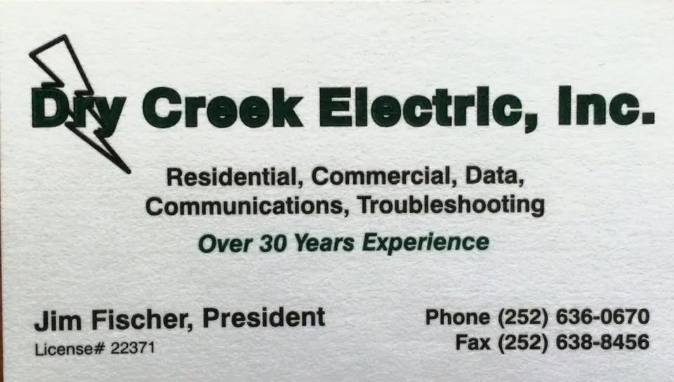Slide of Dry Creek Electric