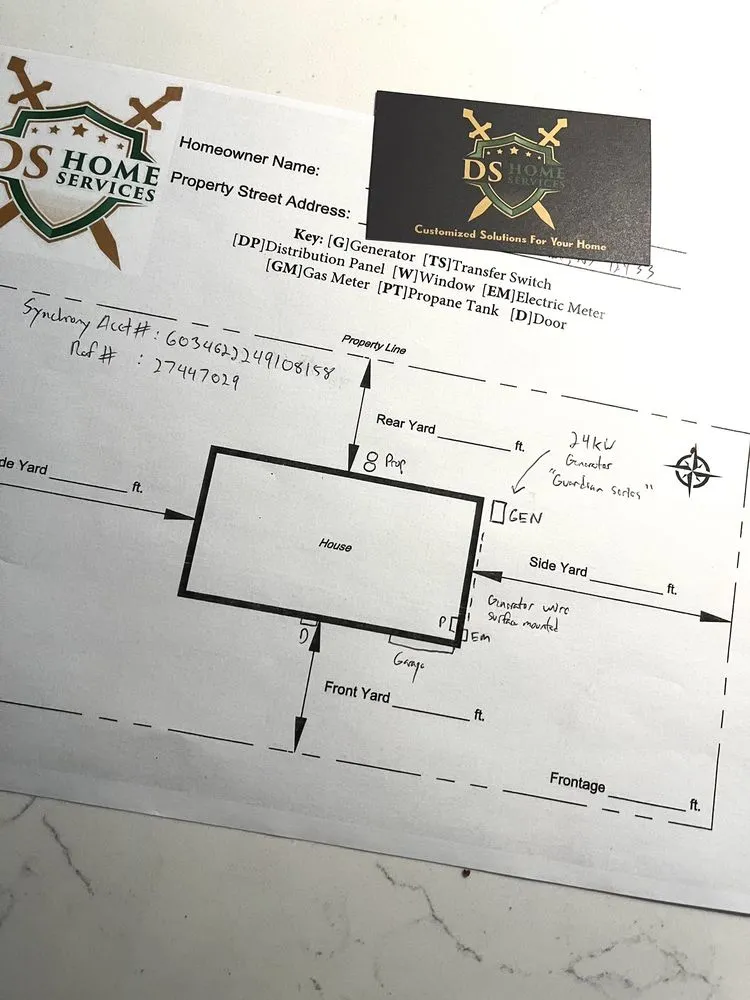 Slide of DS Home Services