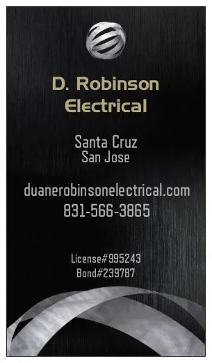 Slide of Duane Robinson Electrical