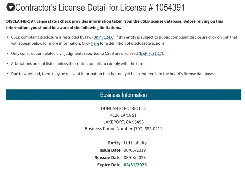 Slide of Duncan Electric