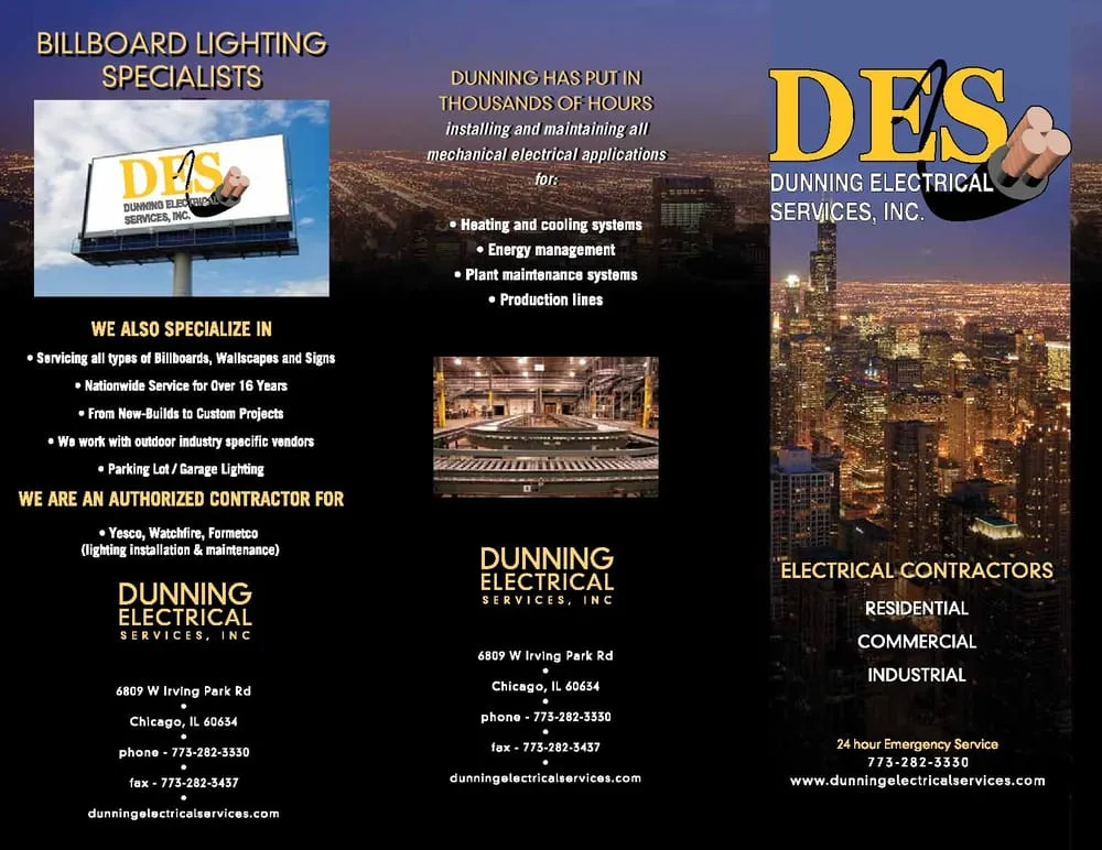 Slide of Dunning Electrical Services