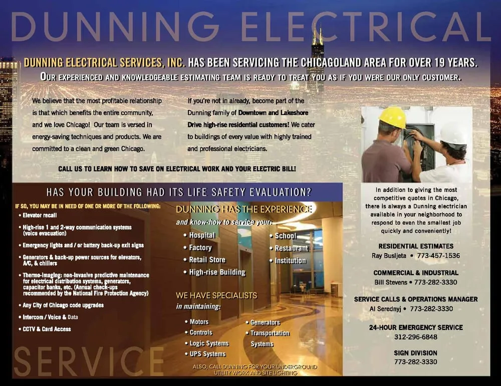 Slide of Dunning Electrical Services