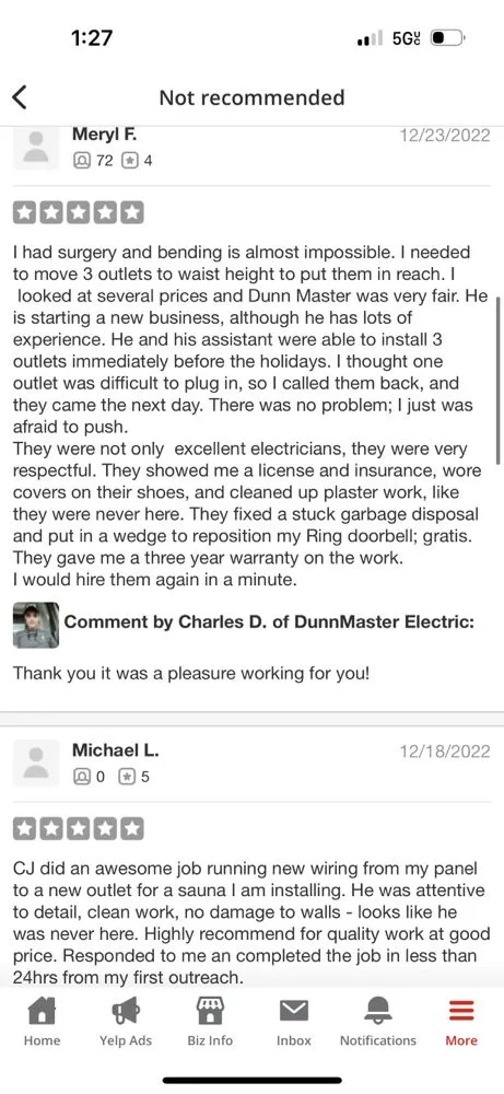 Slide of DunnMaster Electric