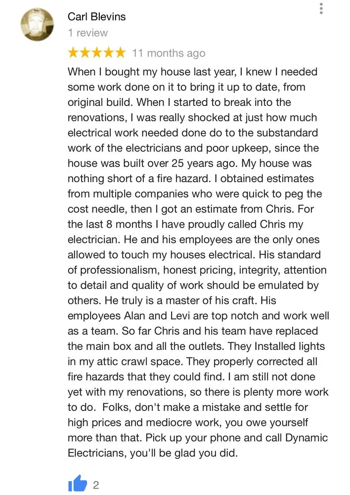 Slide of Dynamic Electricians