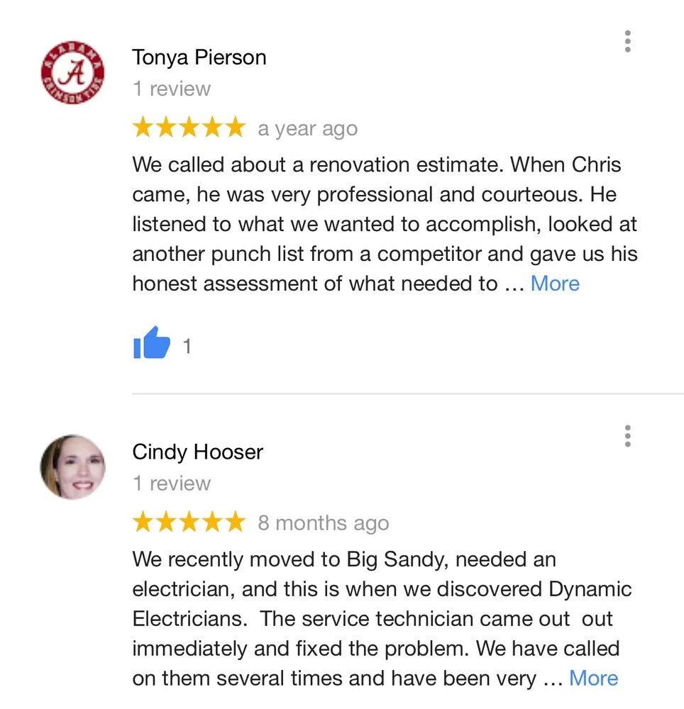 Slide of Dynamic Electricians