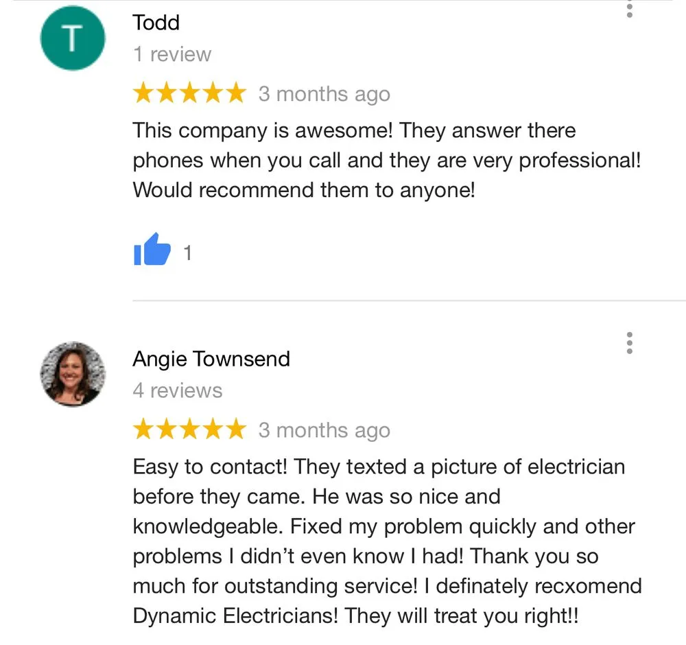 Slide of Dynamic Electricians