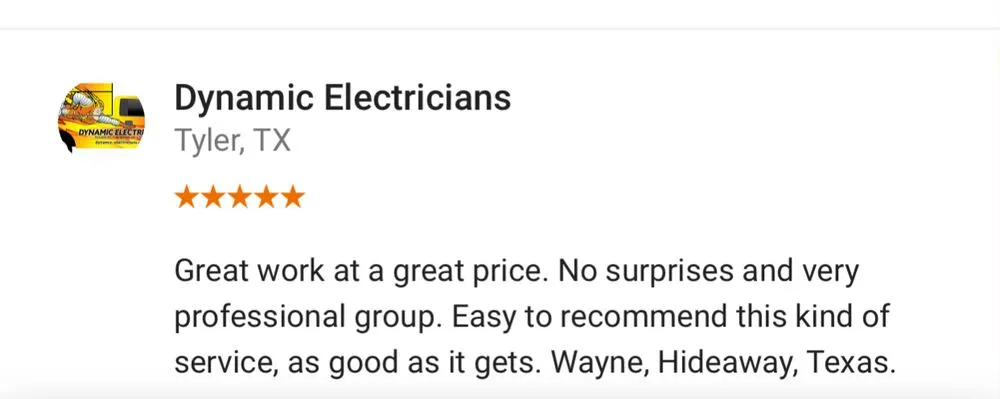 Slide of Dynamic Electricians