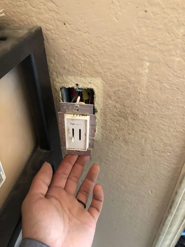 Trusted electrician providing outlet and switch repair in , 